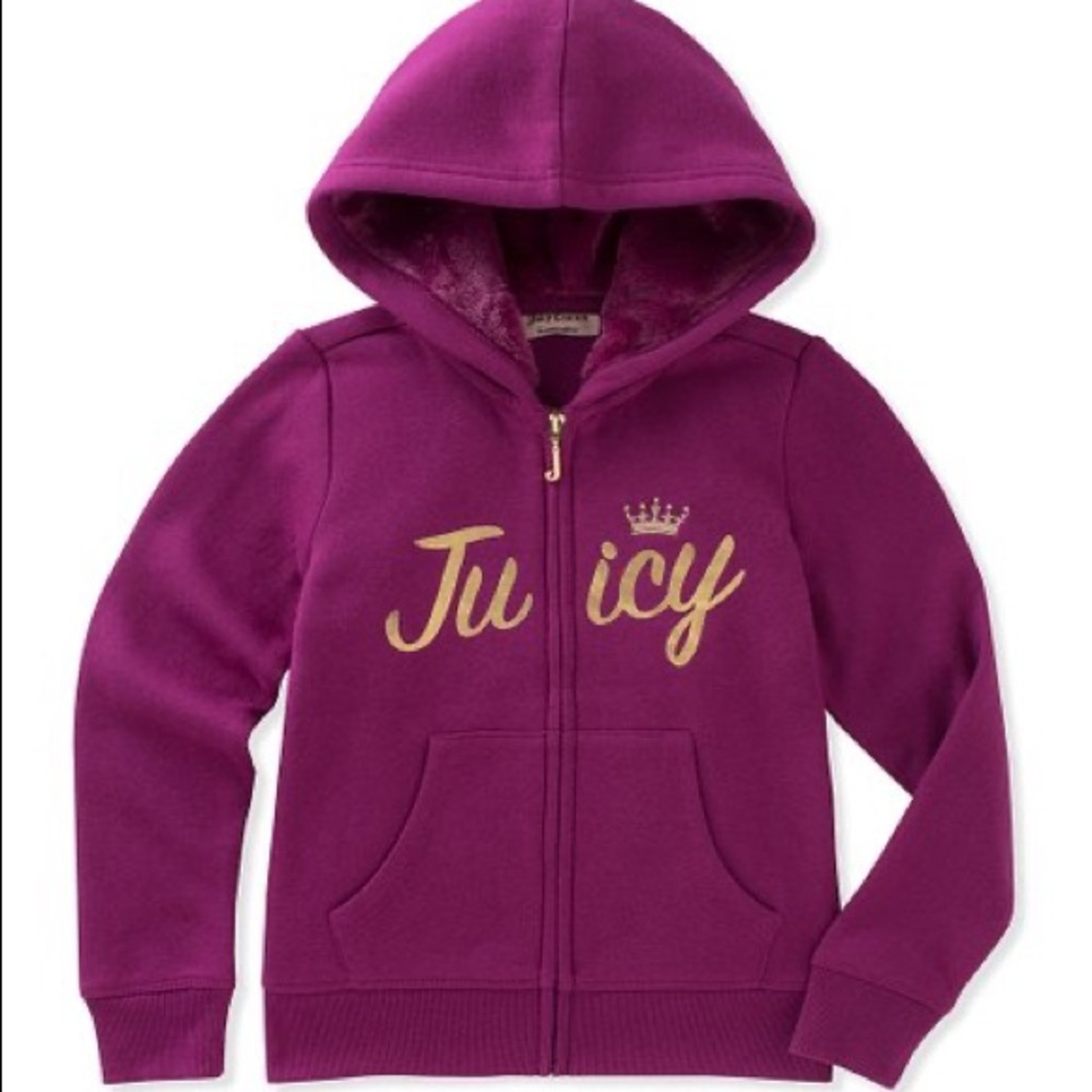 Juicy Couture Kids Girls Zip Up Jacket